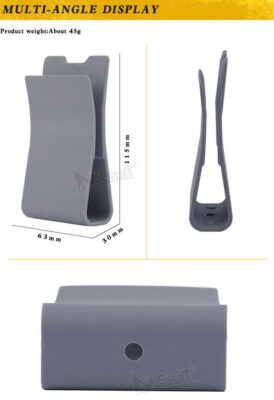 WST M4 (5.56) Magazine Plastic Insert, 2 Pcs - Gray - obrazek 5