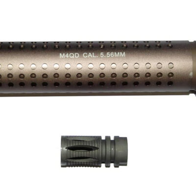 QD silencer 175 x 38 mm - TAN