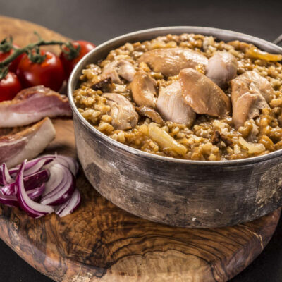 Alternative view of Wild style chicken with rice