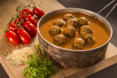 AM MRE Meatballs with basmati and tomato sauce (400 g) - obrazek 2