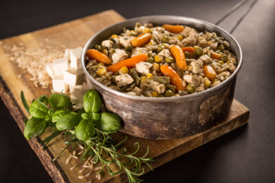 AM MRE Vegetarian Vegetable Risotto with Tofu (400 g) - obrazek 2