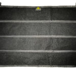 Patch panel for patches with Velcro 70x90cm - black