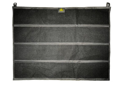 Patch panel for patches with Velcro 70x90cm - black