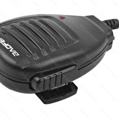 Alternative view of External Speaker with Mic for Baofeng Radios, Kenwood 2-pin - Black