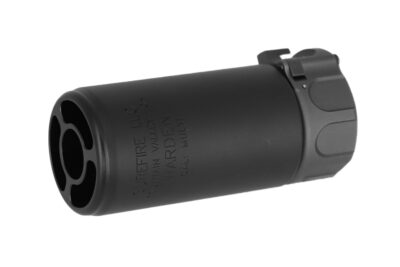 Angry Gun QD WARDEN BLAST Silencer (Full Markings), 14- mm (CCW) - Black