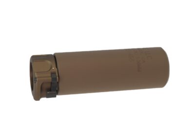 Angry Gun QD Mini SOCOM556 Silencer (Full Markings), 14- mm (CCW) - Tan - obrazek 2