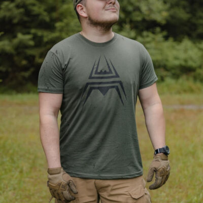 T-Shirt ANAREUS Spider logo - OD