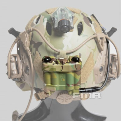 Alternative view of FMA PVS-31 Functional NVG Battery Case with IR Beacon - MC