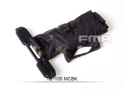 FMA QH Application Dummy Tourniquet with MOLLE System - MC Black - obrazek 2