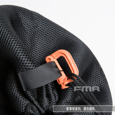 Alternative view of FMA Mesh Cloth Bag for Helmet - Black