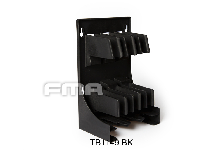 FMA Stand / Storage for 3 Magazines M4 / AR15 - Black OD-A-TB1149-BK asgbox.pl FMA Stand / Storage for 3 Magazines M4 / AR15 - Black - obrazek 2