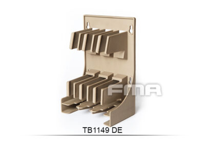 FMA Stand / Storage for 3 Magazines M4 / AR15 - Tan - obrazek 2