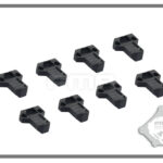 FMA Enlarged Magazine Pouch Pull Tabs, 8 pcs - Black