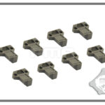FMA Enlarged Magazine Pouch Pull Tabs, 8 pcs - Green