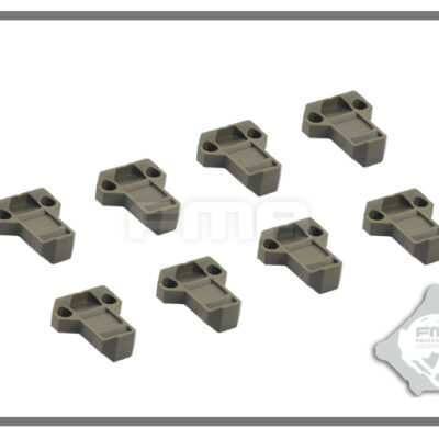 FMA Enlarged Magazine Pouch Pull Tabs, 8 pcs - Green