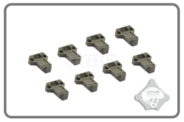 FMA Enlarged Magazine Pouch Pull Tabs, 8 pcs - Green OD-A-TB1000-OD asgbox.pl FMA Enlarged Magazine Pouch Pull Tabs, 8 pcs - Green