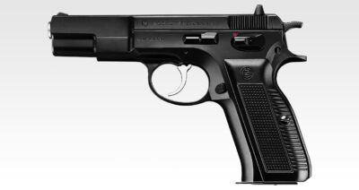 TM Spring Powered Pistol CZ 75 First Model - Black - obrazek 3