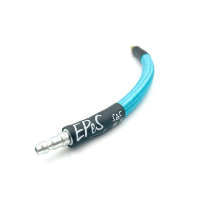 Alternative view of EPeS IGL HPA S a F Braided Hose, 20 cm, QD Foster  plus  1/8 NPT - Ocean Blue