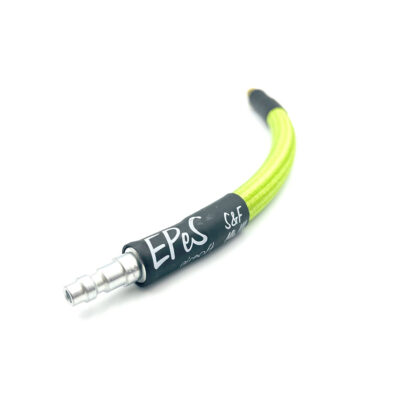 Alternative view of EPeS IGL HPA S a F Braided Hose, 20 cm, QD Foster  plus  1/8 NPT - Fresh Green