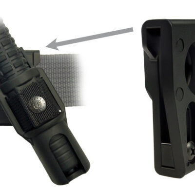 Alternative view of ESP Telescopic Hardened Baton 18" with Pouch - Black