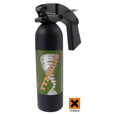 ESP Crowd Pepper Spray TYPHOON 400 ml (Beam - 6 m) - Black