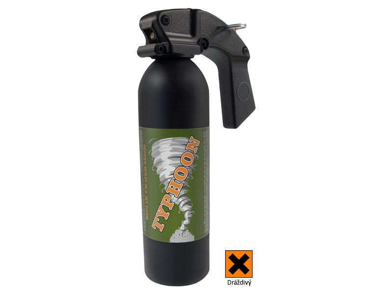 ESP Crowd Pepper Spray TYPHOON 400 ml (Beam - 6 m) - Black OD-A-ESP008 asgbox.pl ESP Crowd Pepper Spray TYPHOON 400 ml (Beam - 6 m) - Black