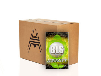 20x BLS BIO pellets 0,25g, 4000 BBs - White (box)