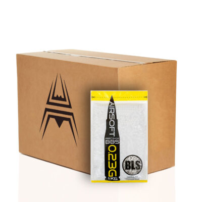 20x BLS Precision pellets 0,23g, 4300 BBs - White (box)