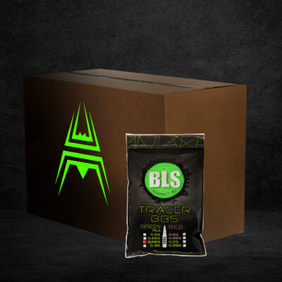 20x BLS BIO Tracer pellets 0,28g, 3500 BBs - Green Illuminating (box)