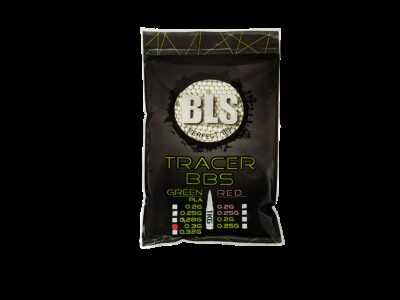 20x BLS BIO Tracer pellets 0,30g, 3300 BBs - Green Illuminating (box) - obrazek 4