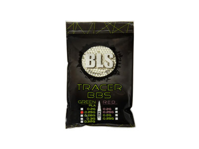 BLS BIO TRACER Airsoft Pellets 0.25g, 4000 BBs (Bag) - Green