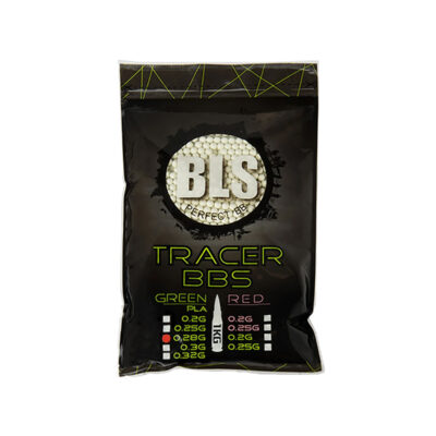 BLS BIO Tracer pellets 0,28g, 3500 BBs - Green Illuminating