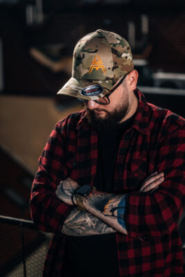FLEXFIT Cap ANAREUS Spider logo orange - Multicam(R) - obrazek 5