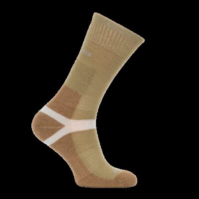 Alternative view of HELIKON MERINO Socks - Green/Coyote
