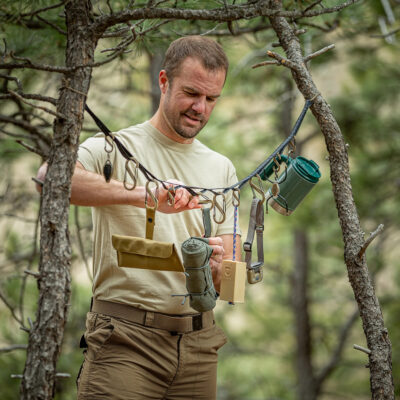 Alternative view of Nite Ize GearLine organization system - tactical