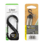 S-BINER(R) PLASTIC DUAL CARABINER, black - size 4