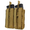 Double Open-Top M4 Mag Pouch MOLLE OLIVE OD-A-CON096-OD asgbox.pl