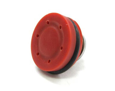 Plastic flat piston head with the bearing