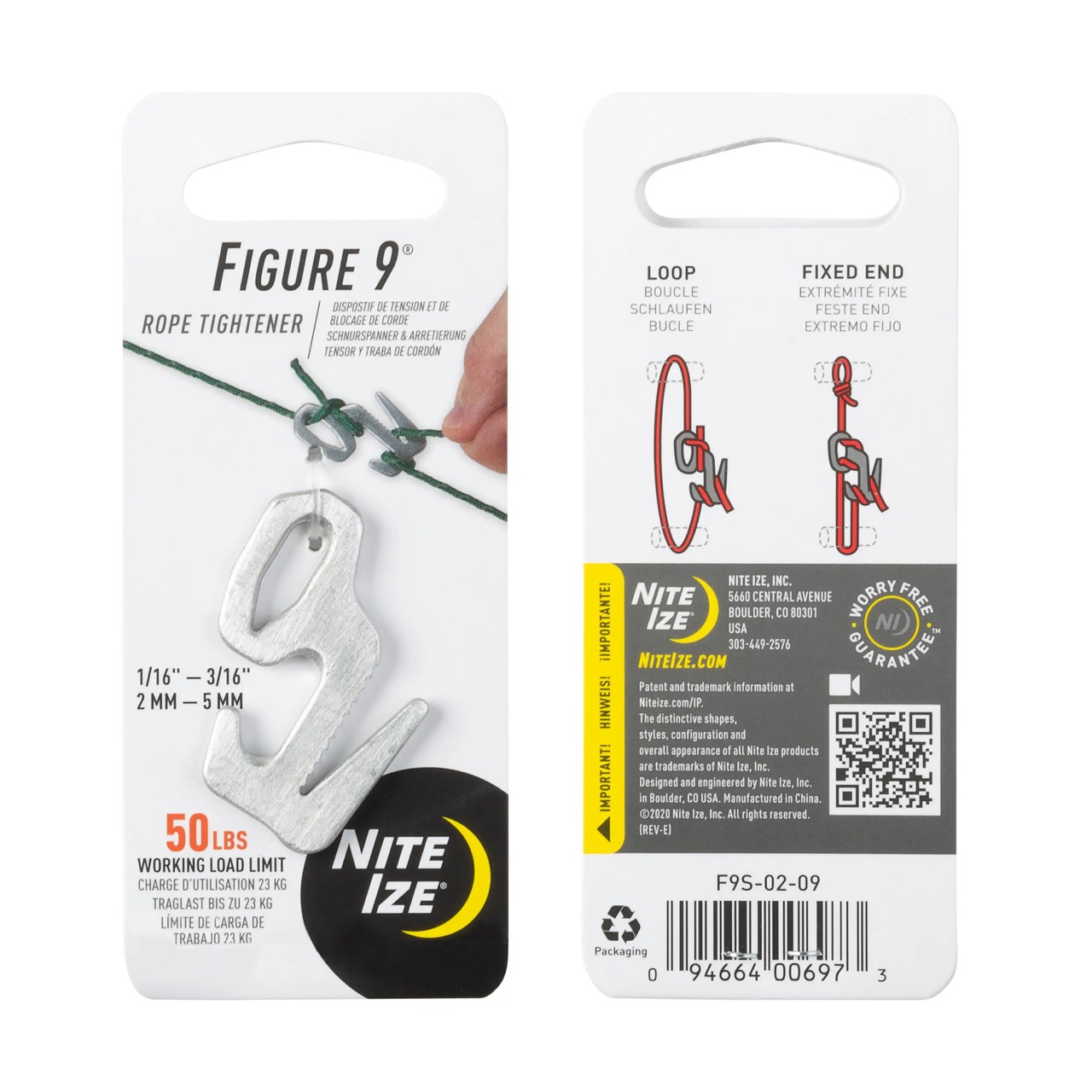 Figure 9(R) Rope Tightener, silver - small OD-A-F9S-02-09 asgbox.pl Figure 9(R) Rope Tightener, silver - small