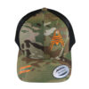 Retro Trucker Cap ANAREUS Spider logo orange - Multicam(R) OD-A-ANAR59-MC asgbox.pl