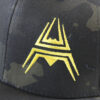 Retro Trucker Cap ANAREUS Spider logo yellow - Multicam BLACK(R) OD-A-ANAR59-MCB asgbox.pl