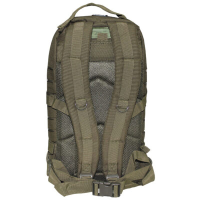 Alternative view of ASSAULT I backpack - green