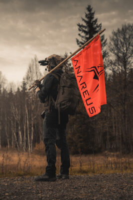 ANAREUS Game Mode Flag 60x90 cm - Red - obrazek 2