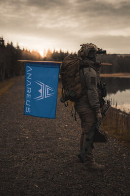 ANAREUS Game Mode Flag 60x90 cm - Blue - obrazek 2