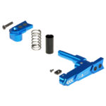 CNC Aluminum Advanced Magazine Release Style A for M4/M16 - Blue