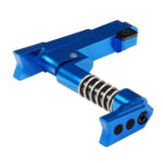 CNC Aluminum Advanced Magazine Release Style A for M4/M16 - Blue - obrazek 3