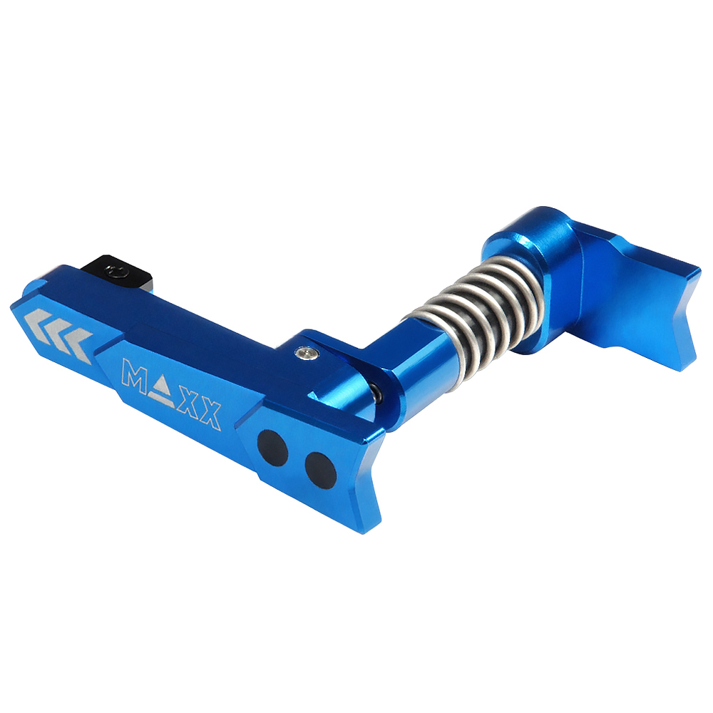 CNC Aluminum Advanced Magazine Release Style A for M4/M16 - Blue OD-A-MX-MAR001SAU asgbox.pl CNC Aluminum Advanced Magazine Release Style A for M4/M16 - Blue - obrazek 4