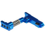 CNC Aluminum Advanced Magazine Release Style A for M4/M16 - Blue - obrazek 5