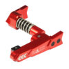 CNC Aluminum Advanced Magazine Release Style A for M4/M16 - Red OD-A-MX-MAR001SAR asgbox.pl