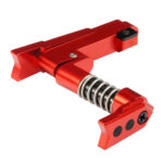 CNC Aluminum Advanced Magazine Release Style A for M4/M16 - Red - obrazek 3
